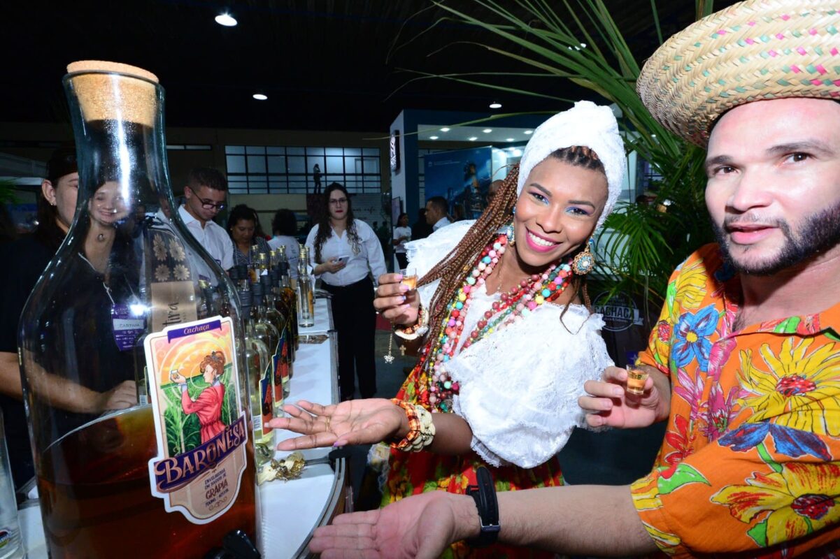 Cachaça Baronesa em exposição na Expo Agro, espaço da Expo Indústria 2023